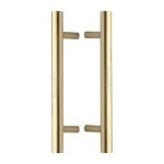 M Marcus Heritage Brass Back to Back Door Pull Handle Bar Design 305mm length